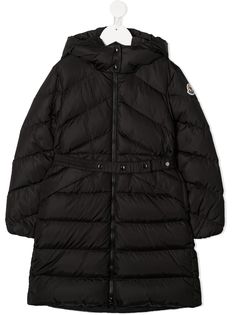 Moncler Enfant удлиненный пуховик