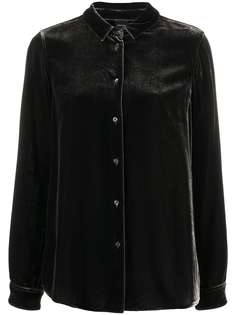 ASPESI бархатная рубашка с длинными рукавами