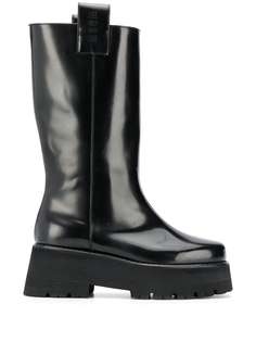 MSGM лакированные сапоги