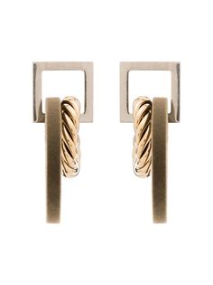 Jacquemus серьги-кольца Les Boucles Albi