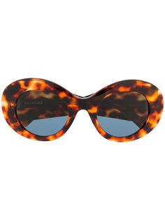 Balenciaga Eyewear солнцезащитные очки в круглой оправе