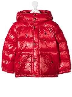 Ralph Lauren Kids пуховик с капюшоном