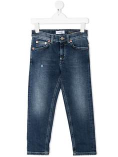 Dondup Kids джинсы скинни с нашивкой-логотипом