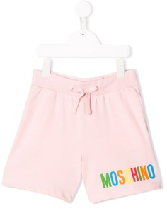 Moschino Kids плавки-шорты с логотипом