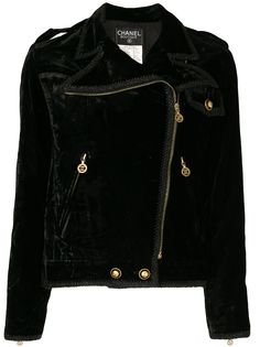 Chanel Pre-Owned байкерская куртка 1993-го года