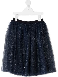 Il Gufo пышная юбка с блестками