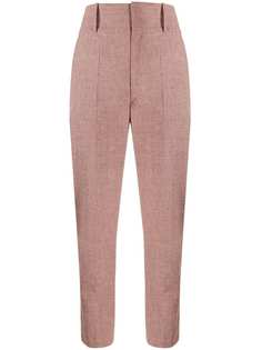 Isabel Marant Étoile зауженные брюки Noah из ткани шамбре