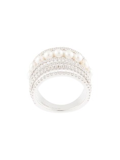 APM Monaco широкое серебряное кольцо