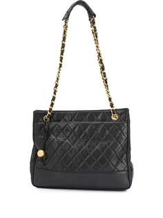 Chanel Pre-Owned стеганая сумка-тоут