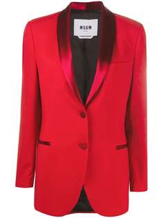 MSGM однобортный блейзер