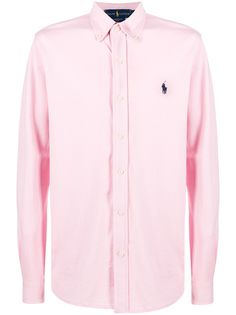 Polo Ralph Lauren рубашка с вышитым логотипом
