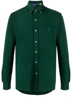 Polo Ralph Lauren рубашка с вышитым логотипом
