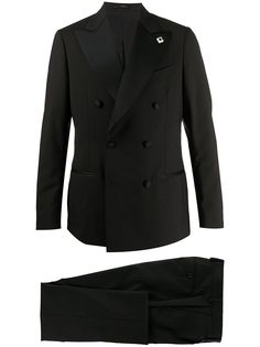 Lardini костюм с двубортным пиджаком