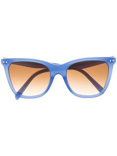 Celine Eyewear солнцезащитные очки в оправе кошачий глаз