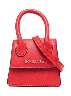 Monnalisa сумка-тоут с верхними ручками и логотипом