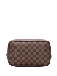 Louis Vuitton клатч Damier Ebene Trousse