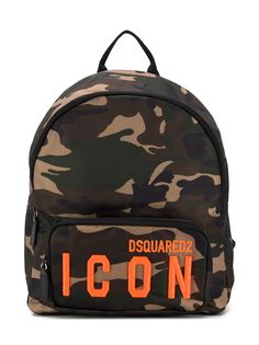 Dsquared2 Kids рюкзак с камуфляжным принтом и логотипом