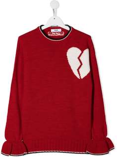 Msgm Kids джемпер вязки интарсия