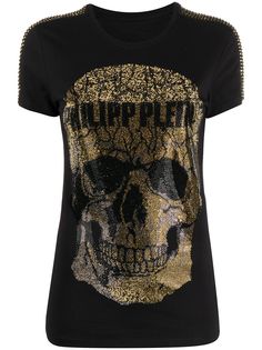 Philipp Plein футболка со стразами