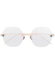 Pomellato Eyewear круглые очки с камнями