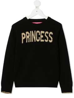 Mc2 Saint Barth Kids джемпер вязки интарсия с эффектом металлик