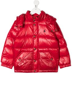 Ralph Lauren Kids куртка с вышитым логотипом