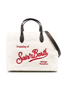 Mc2 Saint Barth Kids сумка-тоут с вышитым логотипом