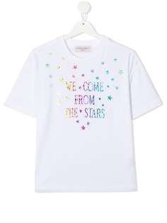 Alberta Ferretti Kids футболка с надписью