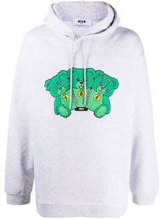 MSGM толстовка с вышивкой
