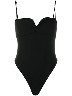 Magda Butrym боди на бретелях с вырезом в форме сердца