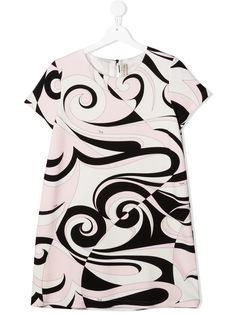 Emilio Pucci Junior платье с абстрактным принтом