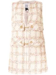 Edward Achour Paris твидовый жилет