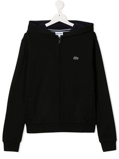 Lacoste Kids худи с вышитым логотипом