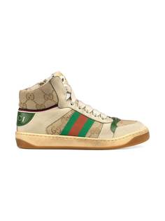 Gucci Kids высокие кроссовки Screener