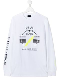 Diesel Kids свитер с длинными рукавами и логотипом