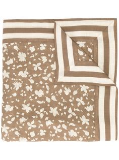 Givenchy Pre-Owned шарф с цветочным принтом