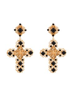 Dolce & Gabbana серьги с кристаллами