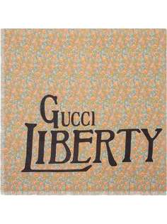 Gucci платок Gucci Liberty с цветочным принтом