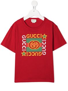 Gucci Kids футболка с короткими рукавами и логотипом