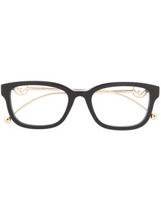 Fendi Eyewear очки в прямоугольной оправе