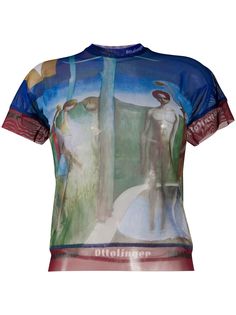 Ottolinger полупрозрачная футболка Julien Nguyen с принтом