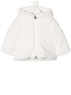 Moncler Enfant пушистый пуховик