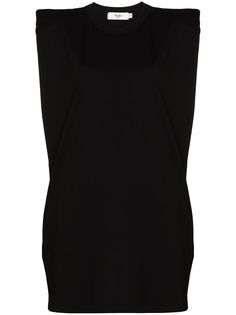 Frankie Shop платье-футболка Tina с объемными плечами
