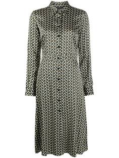 Antonelli платье-рубашка А-силуэта с абстрактным принтом