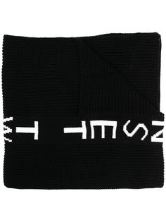 Twin-Set шарф вязки интарсия с логотипом