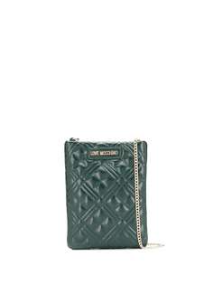 Love Moschino стеганая мини-сумка через плечо