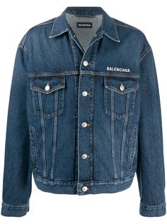 Balenciaga джинсовая куртка свободного кроя