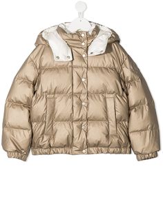 Moncler Enfant пуховик с капюшоном