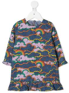 Stella McCartney Kids джинсовое платье с принтом