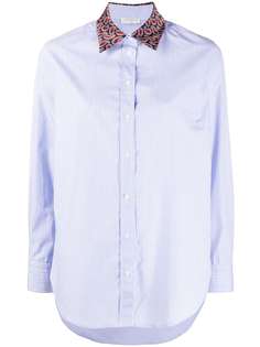 Sandro Paris рубашка с контрастным воротником